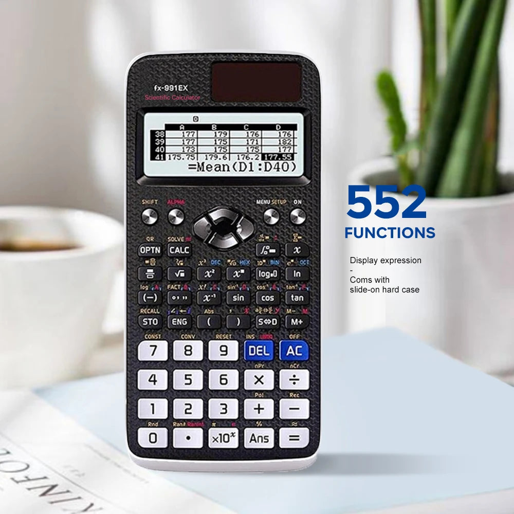 Multifunctional science function calculator-552function Specially designed for student exams, economical packaging,High-End Appe