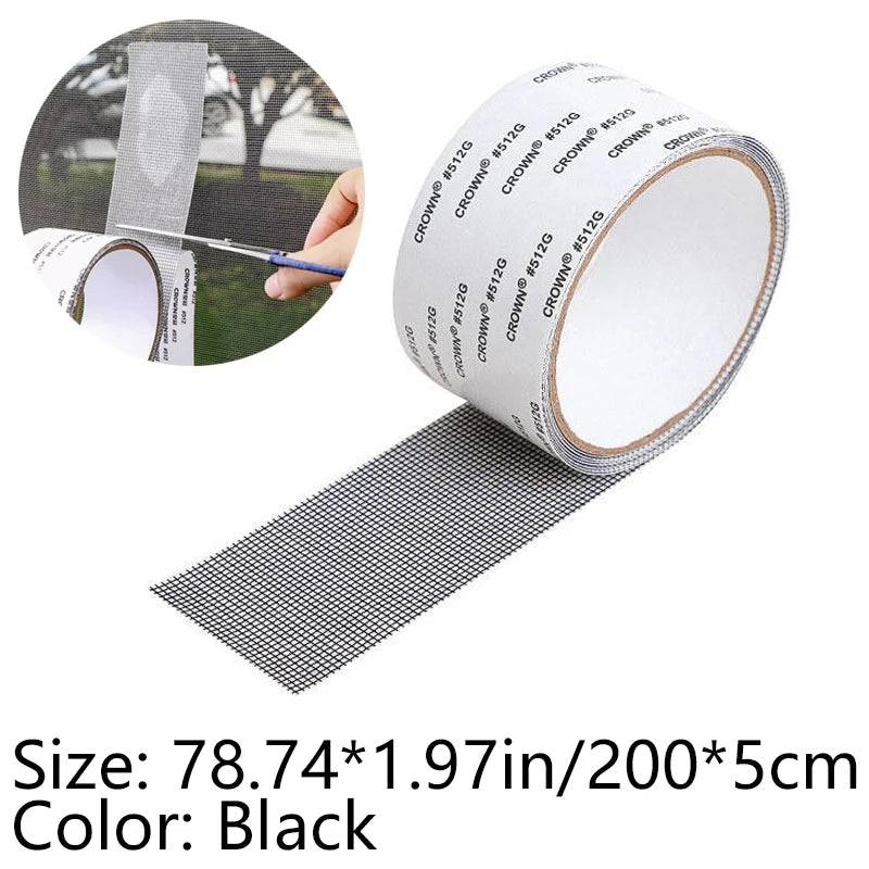 Window Mosquito Net Self-adhesive Anti Mosquito Door Mosquito Mesh DIY Free Cutting Mosquito Net Anti Fly Insect Curtain Screen