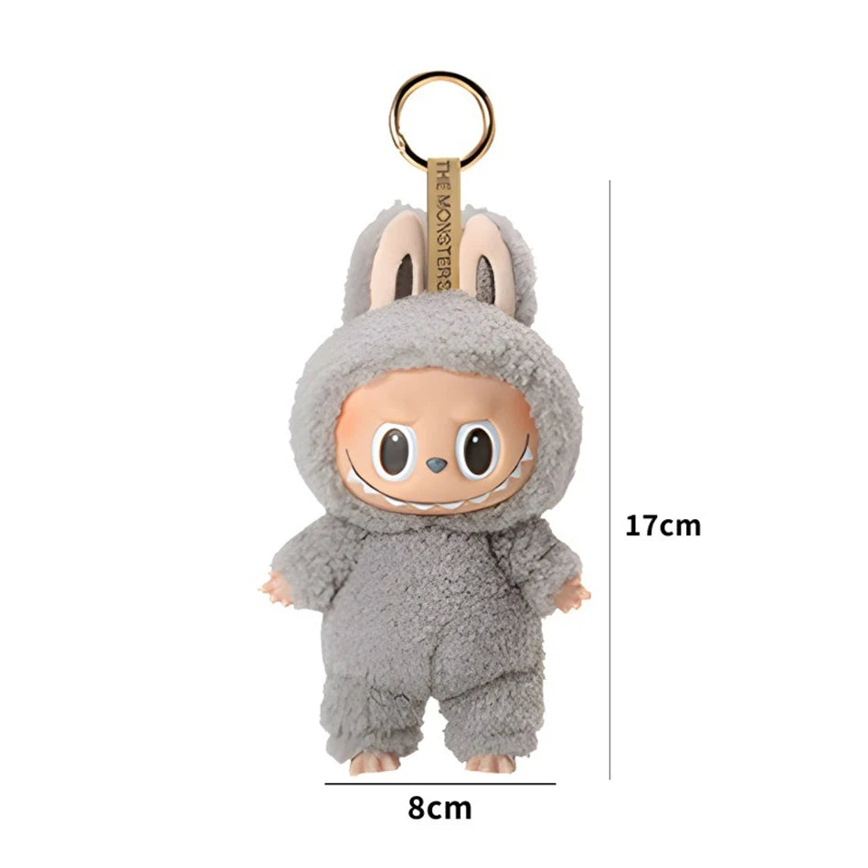 Hot Sale Anime Figure Labubu Have A Seat Series Vinyl Pendant Doll Model Toy Cute Monster Replica Keychain Toys Birthday Gifts