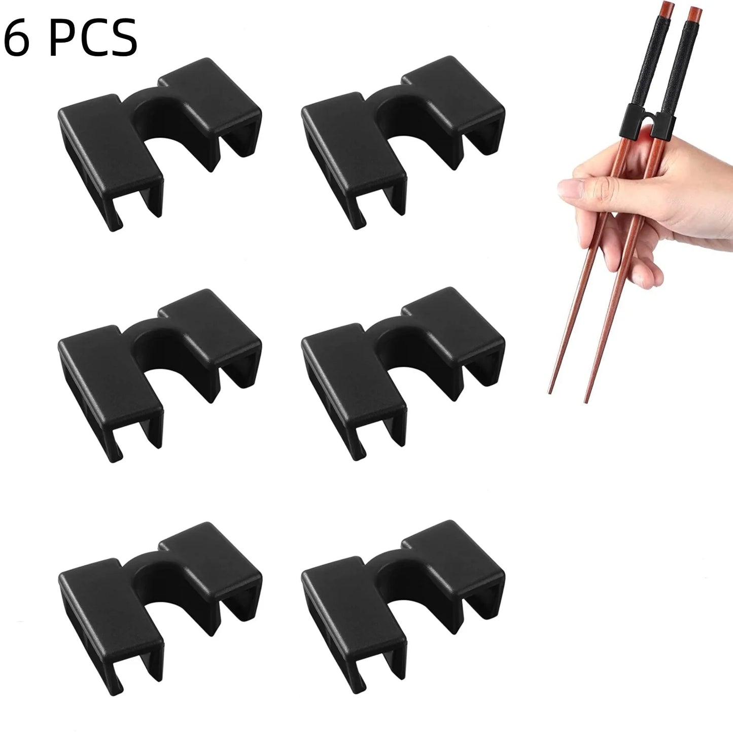 5/6/8PCS Reusable Chopstick Helpers Training Chinese Chopstick Holder For Children Beginner Trainers Learner Kitchen Tableware