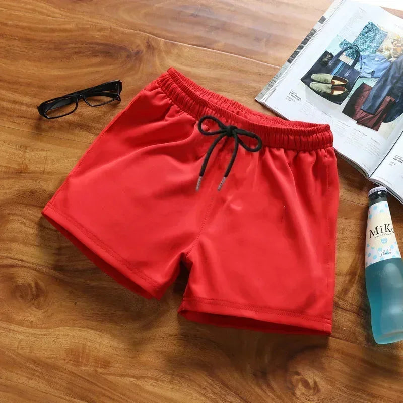 Running Cargo Shorts Quick-dry Beach Trousers Sports Short Pants Men Elastic Joggers Bodybuilding Shorts Casual Homme Sweatpants