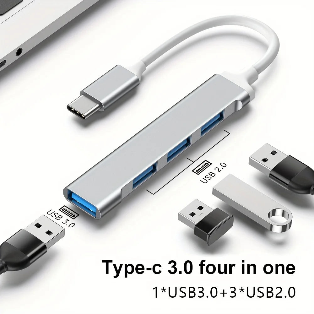 467 Mobile Phone Computer One Drag Four Expanders High Speed Transmission USB Dock Multi Function Wire Divider