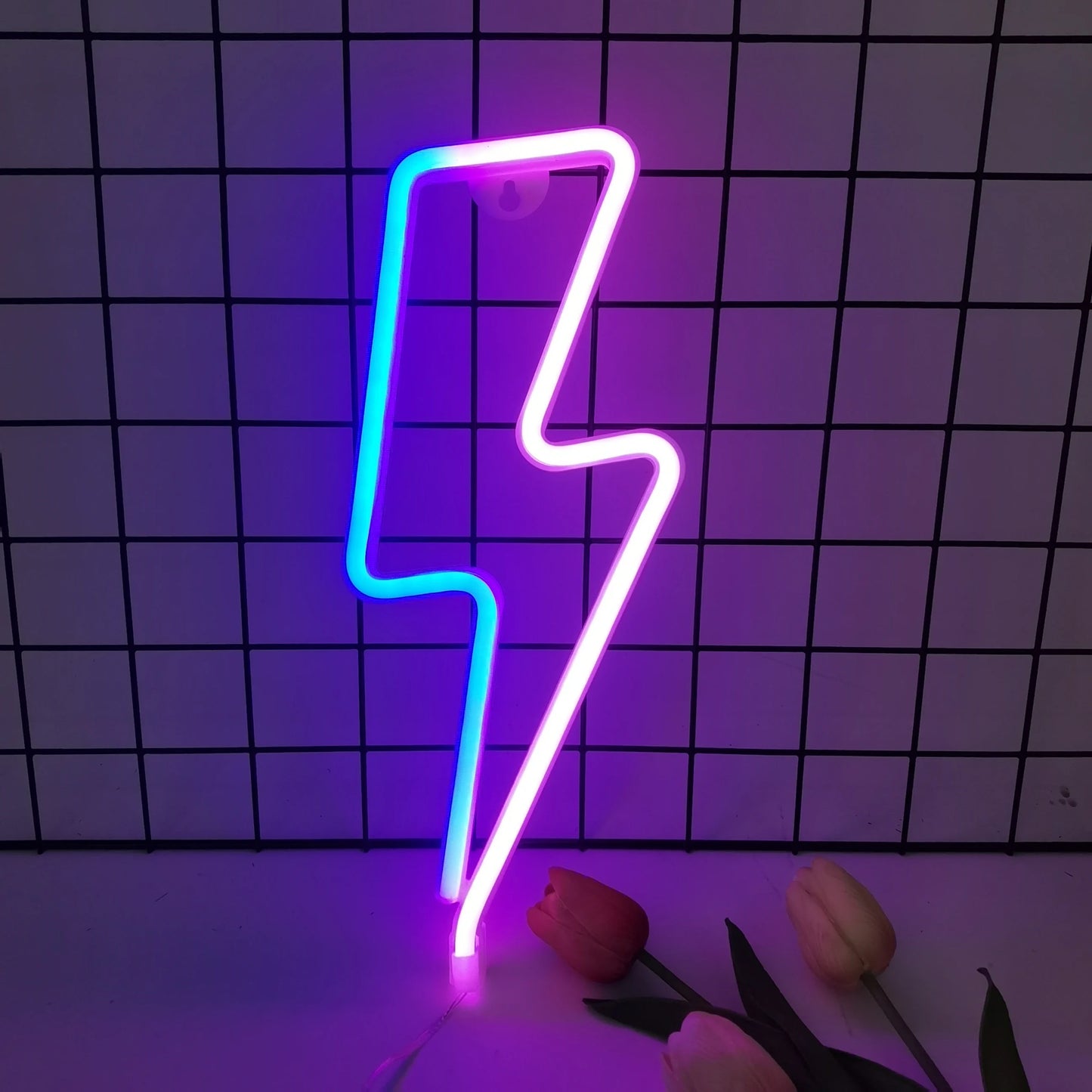 1pc, cool neon light battery/USB power supply, game room bedroom party, wedding girl boy room decoration light, birthday gift
