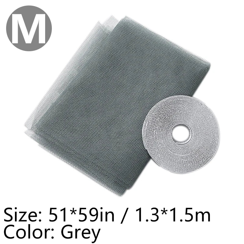 Window Mosquito Net Self-adhesive Anti Mosquito Door Mosquito Mesh DIY Free Cutting Mosquito Net Anti Fly Insect Curtain Screen