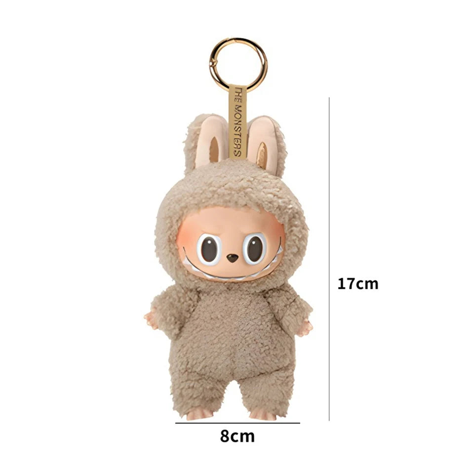 Hot Sale Anime Figure Labubu Have A Seat Series Vinyl Pendant Doll Model Toy Cute Monster Replica Keychain Toys Birthday Gifts