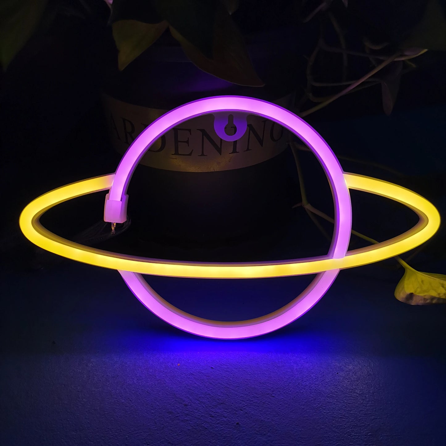 1pc, cool neon light battery/USB power supply, game room bedroom party, wedding girl boy room decoration light, birthday gift