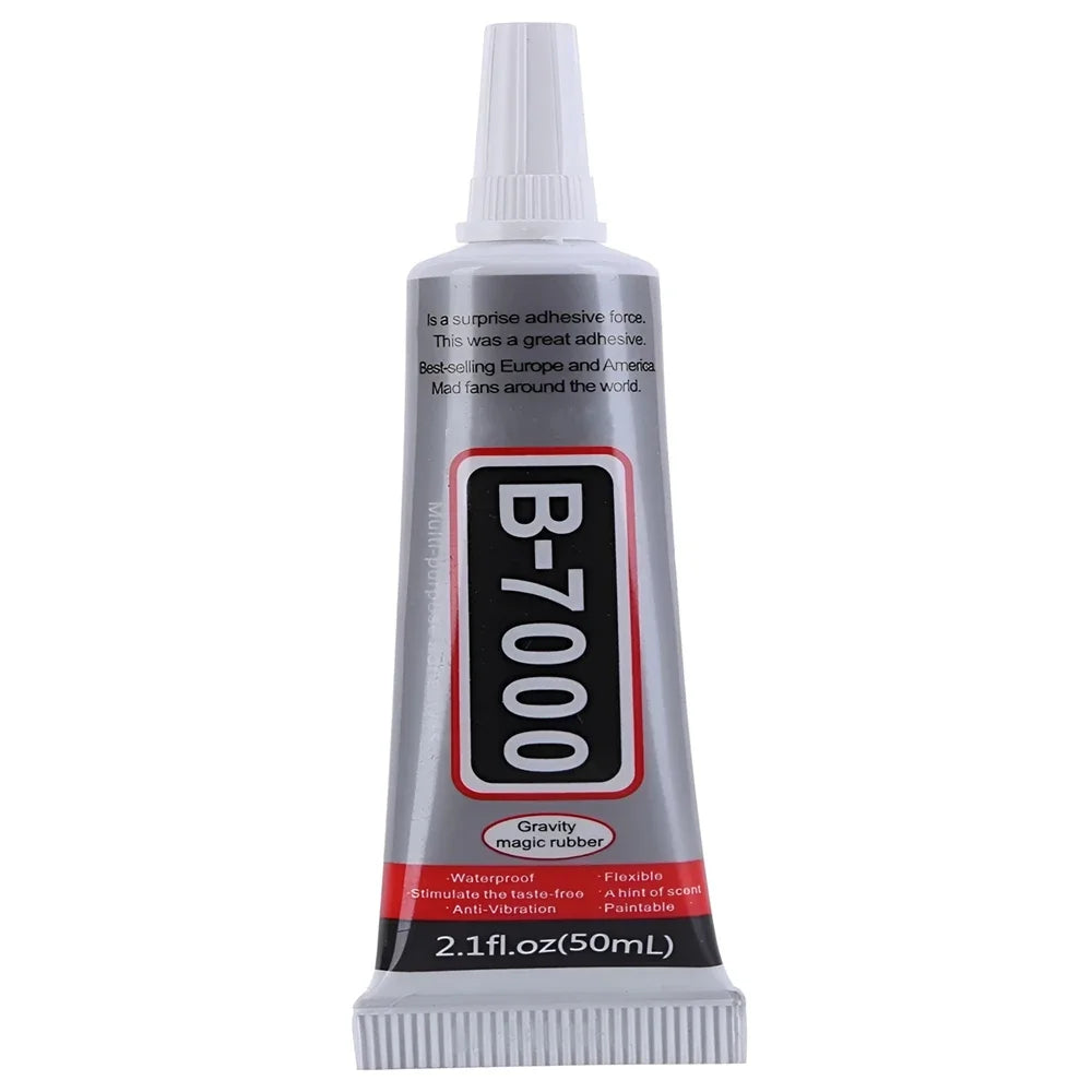 B7000 50ml Multipurpose Industrial Adhesive DIY Rhinestone Jewelry Crafts Phone Case Repair Touch Screen Glass Liquid Super Glue