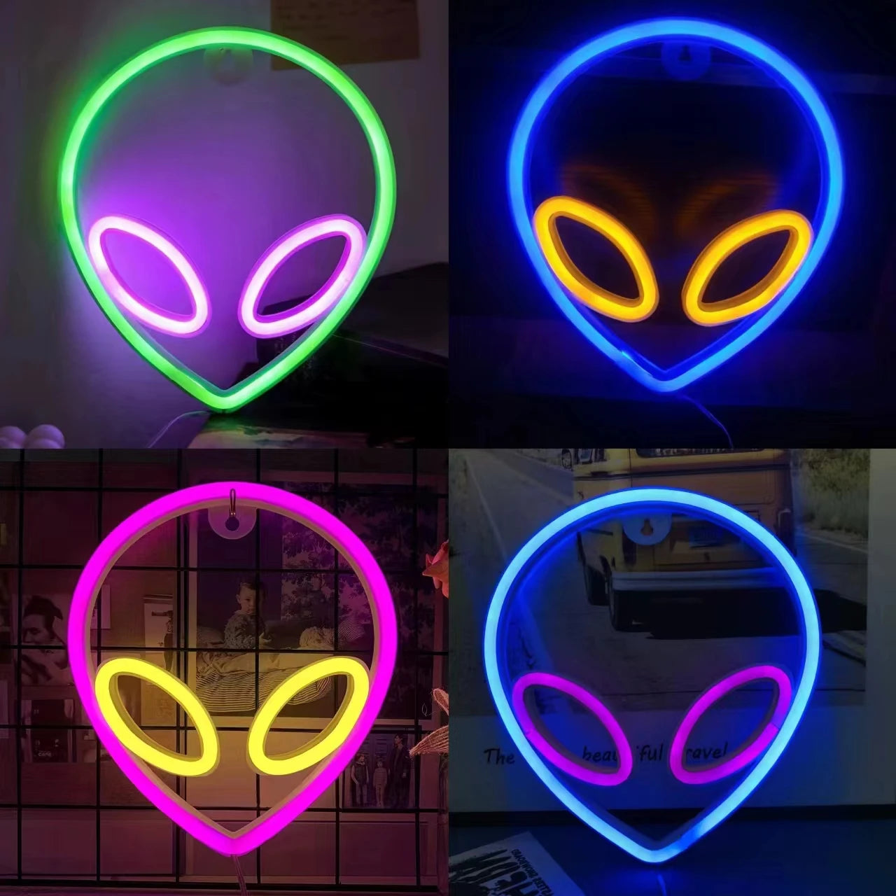 1pc, cool neon light battery/USB power supply, game room bedroom party, wedding girl boy room decoration light, birthday gift