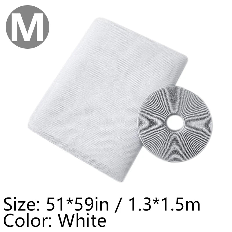 Window Mosquito Net Self-adhesive Anti Mosquito Door Mosquito Mesh DIY Free Cutting Mosquito Net Anti Fly Insect Curtain Screen