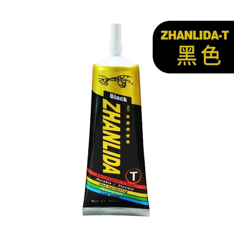 Zhanlida 15ml 50ml 80ml Black/transparent Speaker Repair Glue Foam Side Dust Cap Rubber Edge Cone Basin Strong Adhesive