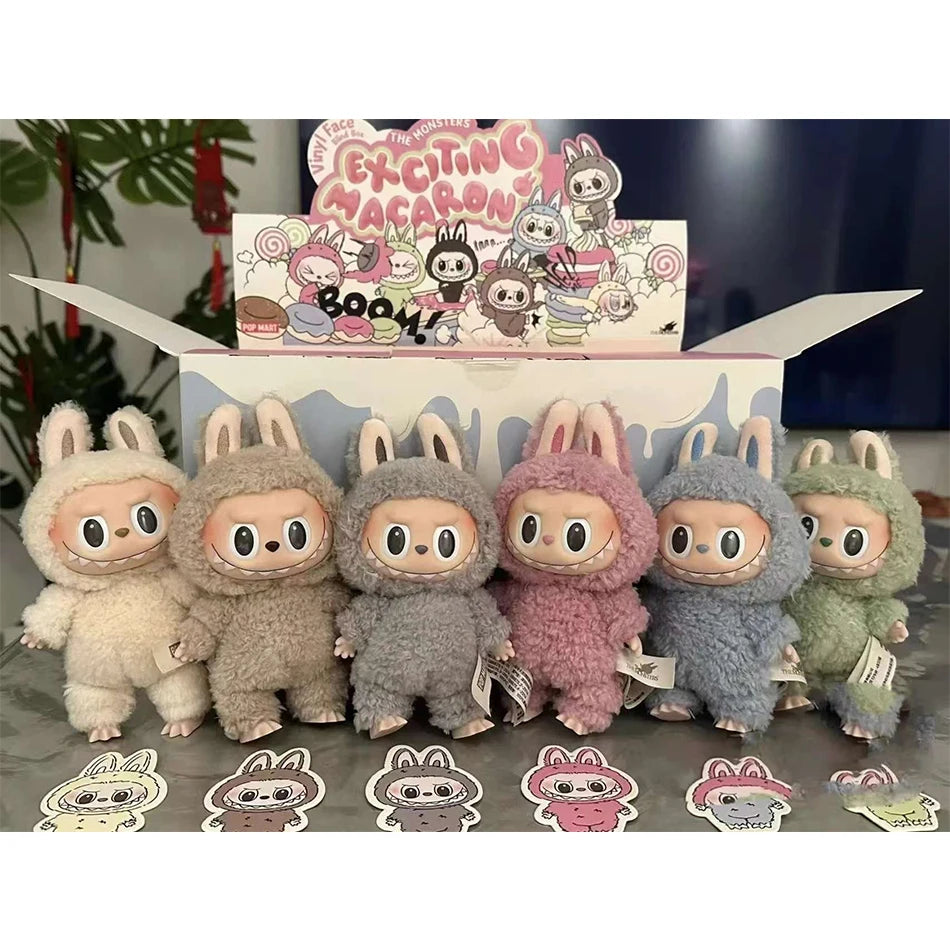 Hot Sale Anime Figure Labubu Have A Seat Series Vinyl Pendant Doll Model Toy Cute Monster Replica Keychain Toys Birthday Gifts