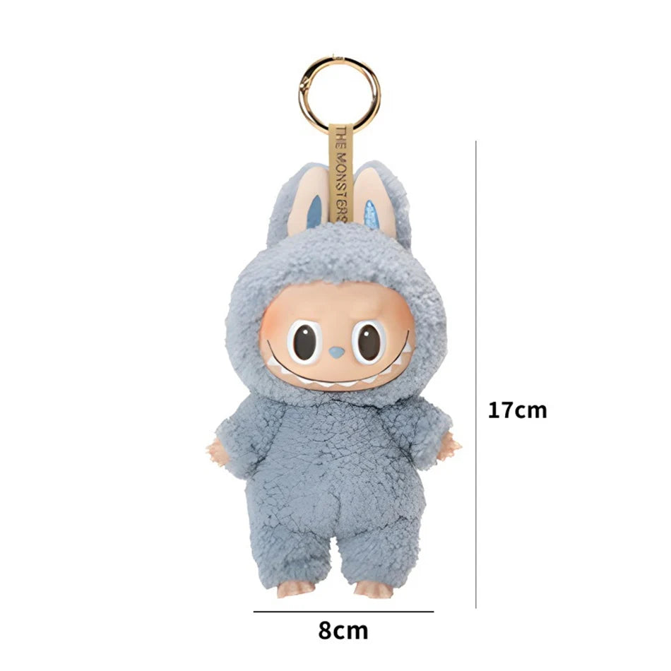 Hot Sale Anime Figure Labubu Have A Seat Series Vinyl Pendant Doll Model Toy Cute Monster Replica Keychain Toys Birthday Gifts