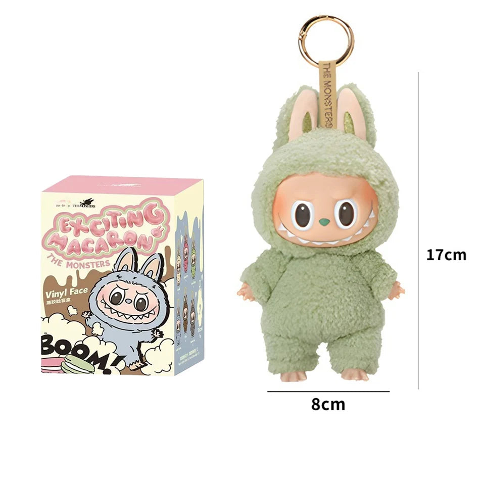 Hot Sale Anime Figure Labubu Have A Seat Series Vinyl Pendant Doll Model Toy Cute Monster Replica Keychain Toys Birthday Gifts