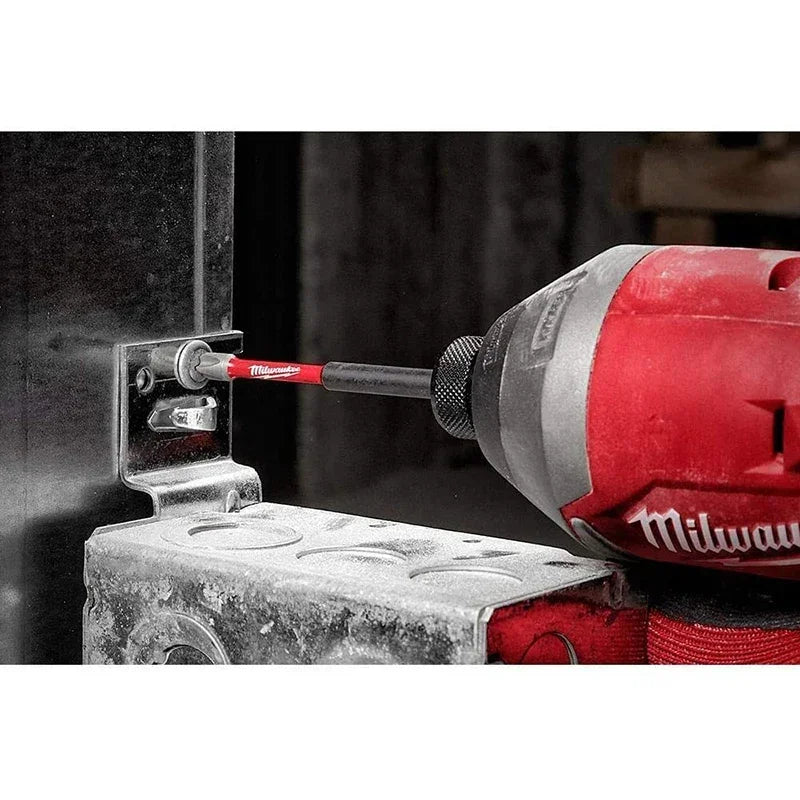 Milwaukee PH2 Impact Drill Bits 25mm/50mm/89mm/152mm Cross Screwdriver Head HSS Carpentry Sell Separately Power Tool Accessories