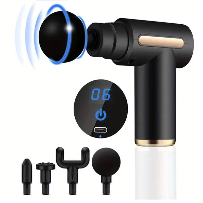 Mini Muscle Massage Gun Protable Body Massager Deep Handheld Percussion Massager For Body Back And Neck Leg