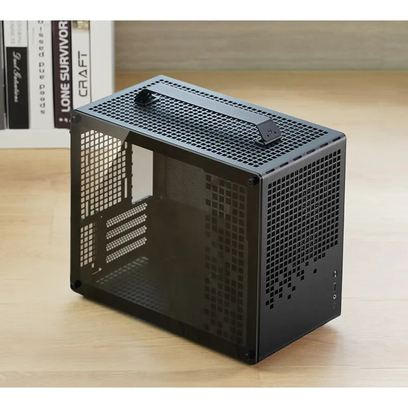 JONSBO Z20 MATX ATX PC Case Chassis 20L Detachable Handle Case 163mm Air-Cooled Graphics Card Type-C Desktop Small Space 컴퓨터 케이스