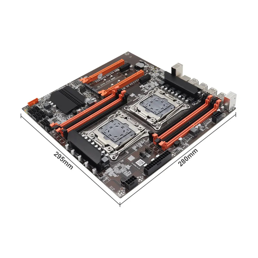 X99 Dual CPU Server Motherboard E-ATX Xeon Processor Slot 2011-3 M.2 LGA 2011 V3 E-ATX USB3.0 SATA3 8 DIMM DDR4