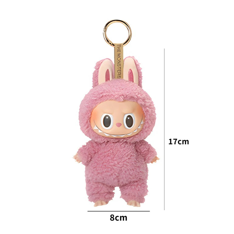 Hot Sale Anime Figure Labubu Have A Seat Series Vinyl Pendant Doll Model Toy Cute Monster Replica Keychain Toys Birthday Gifts