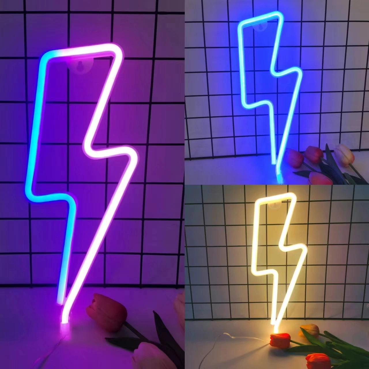 1pc, cool neon light battery/USB power supply, game room bedroom party, wedding girl boy room decoration light, birthday gift