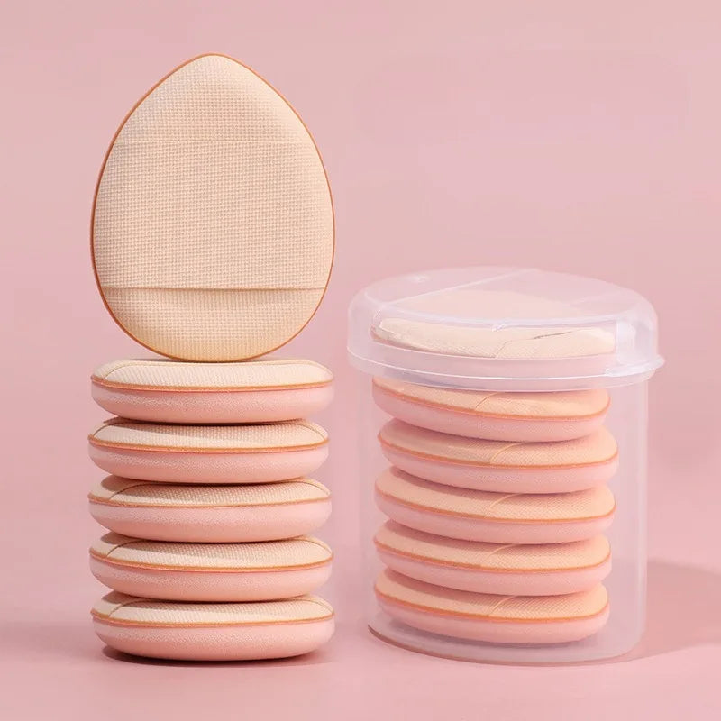 10/20Pcs Mini Finger Puff Foundation Small Air Cushion Powder Sponge Face Concealer BB Cream Cosmetic Applicator Makeup Tools