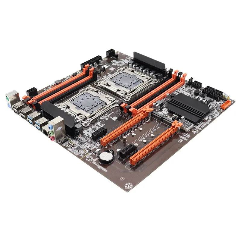 X99 Dual CPU Server Motherboard E-ATX Xeon Processor Slot 2011-3 M.2 LGA 2011 V3 E-ATX USB3.0 SATA3 8 DIMM DDR4