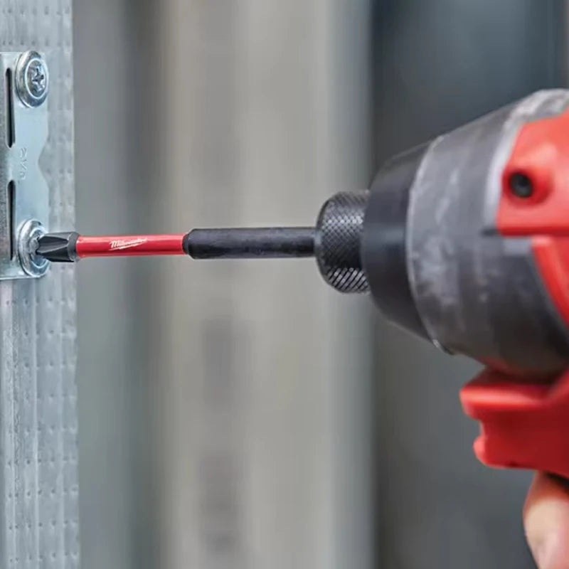 Milwaukee PH2 Impact Drill Bits 25mm/50mm/89mm/152mm Cross Screwdriver Head HSS Carpentry Sell Separately Power Tool Accessories