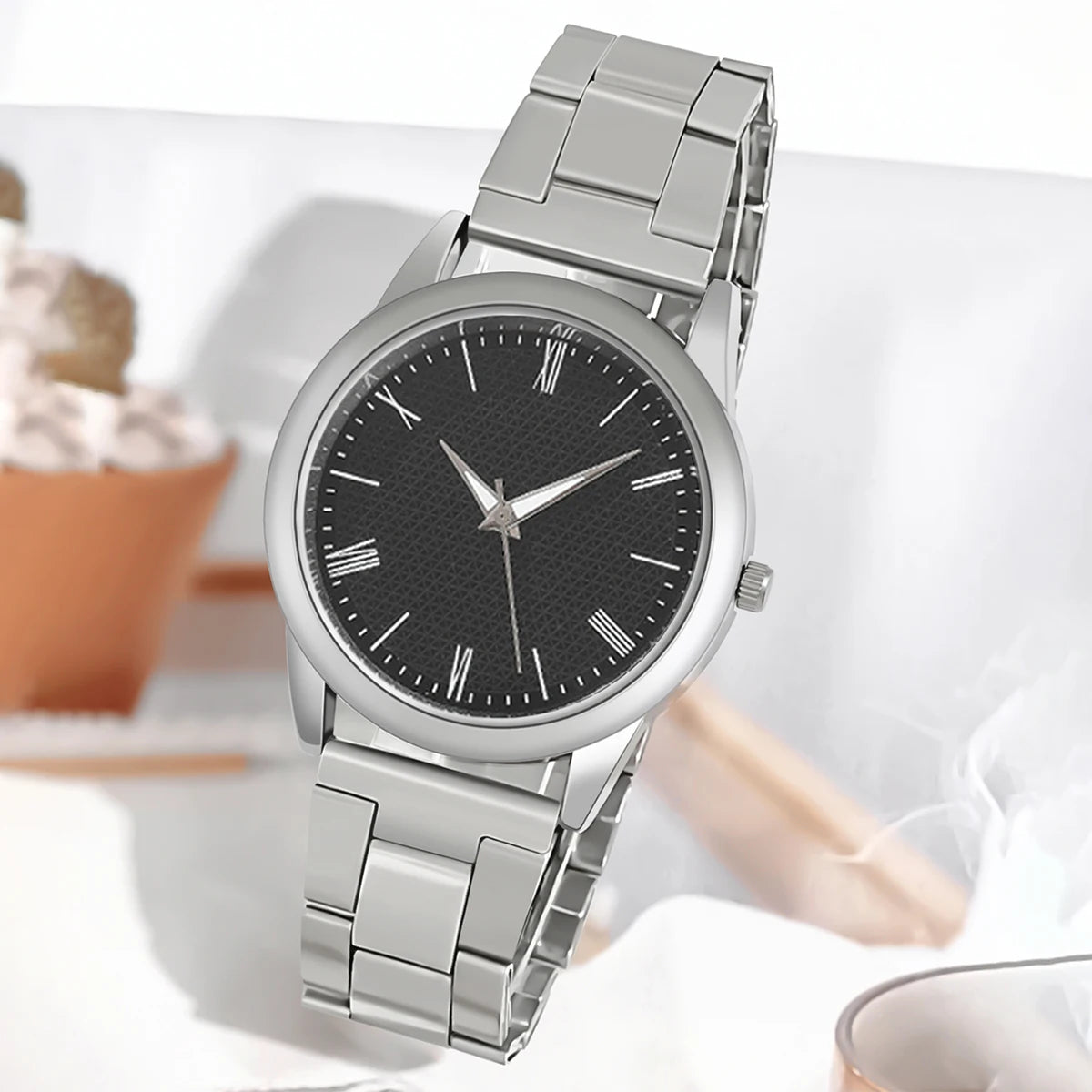 Quartz Watch For Men Watches Clock High Quality Men Wristwatch Alloy Strap Man Watch Gift Relogio Masculino Reloj Hombres
