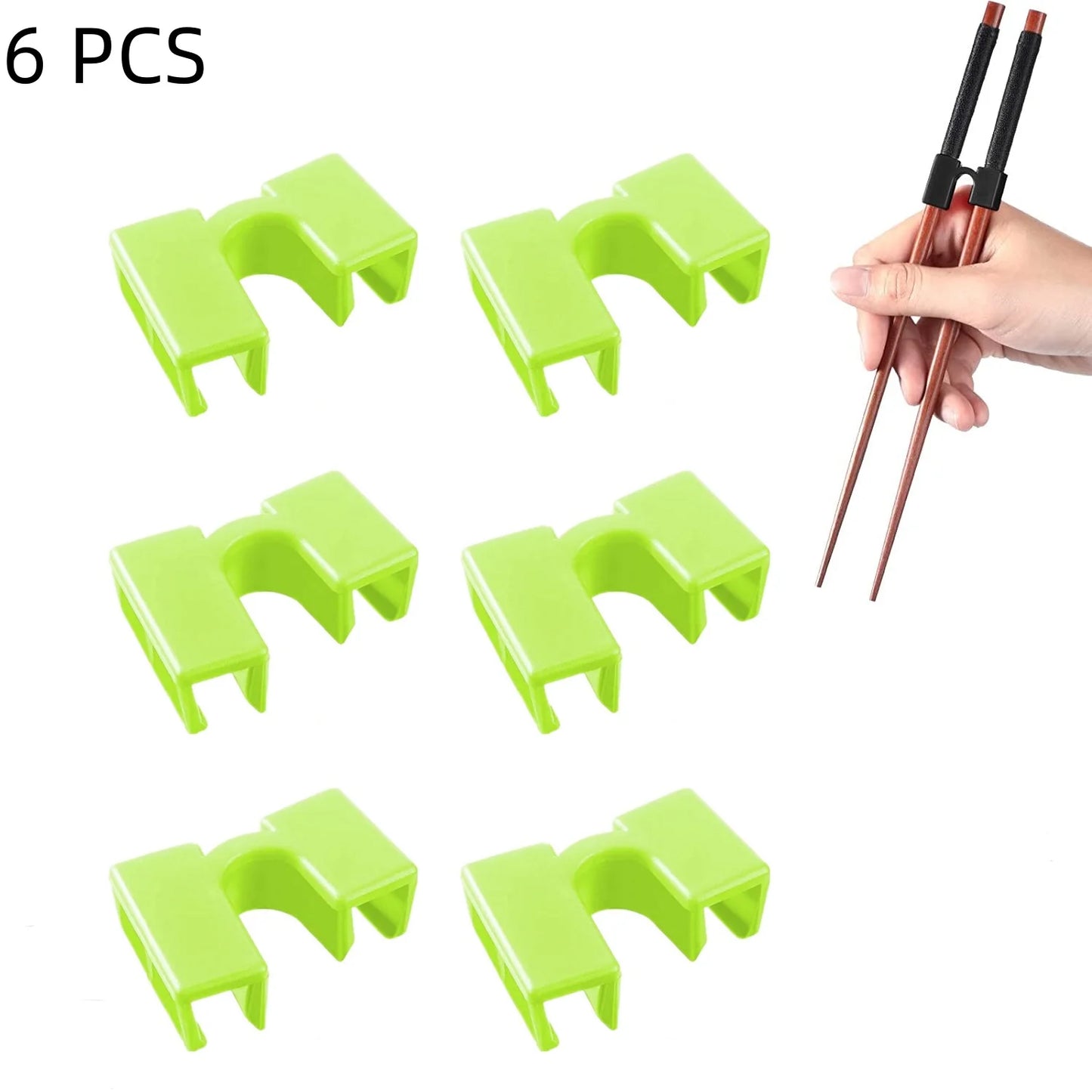 5/6/8PCS Reusable Chopstick Helpers Training Chinese Chopstick Holder For Children Beginner Trainers Learner Kitchen Tableware
