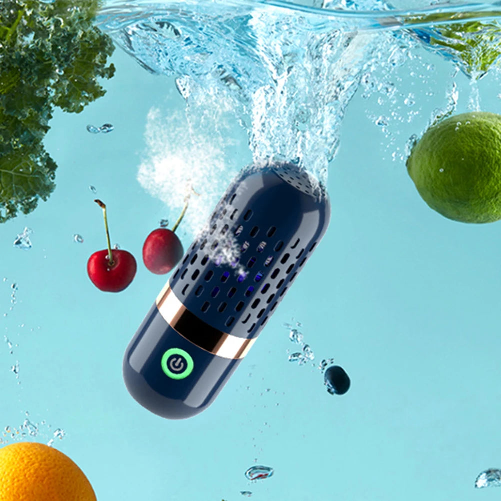3200mAh Wireless Ultrasonic Washing USBMachine Fruit and Vegetable Cleaning Machine Fruit Vegetables Washing Cleaner for Kitchen