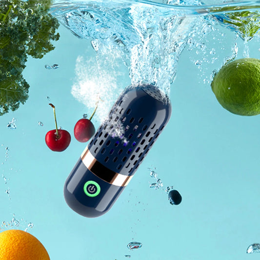 3200mAh Wireless Ultrasonic Washing USBMachine Fruit and Vegetable Cleaning Machine Fruit Vegetables Washing Cleaner for Kitchen