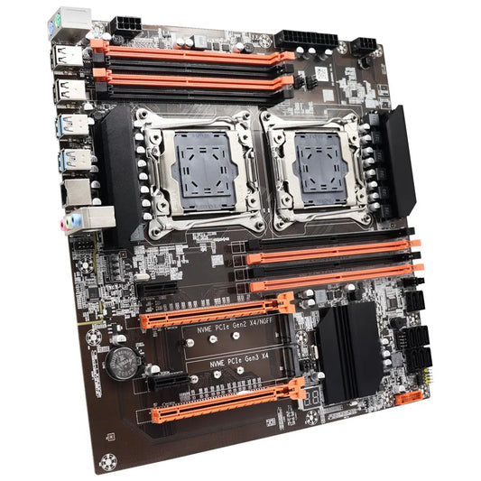 X99 Dual CPU Server Motherboard E-ATX Xeon Processor Slot 2011-3 M.2 LGA 2011 V3 E-ATX USB3.0 SATA3 8 DIMM DDR4